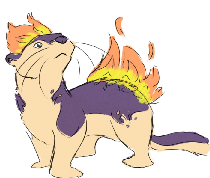 Blitz as a Hisuian Typhlosion